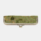 Burnout Velvet Fern Green Duo Pen Case