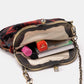 Burnout Velvet Revival Sephia Chatelaine Purse Medium