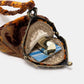Burnout Velvet Revival Sienna Chatelaine Purse Wristlet Bag