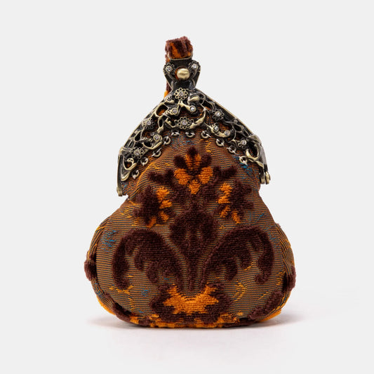Burnout Velvet Revival Sienna Chatelaine Purse Wristlet Bag