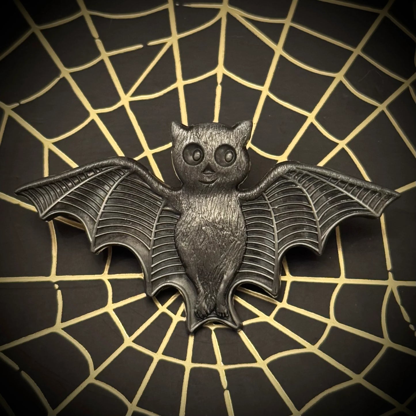Velvet Apparition Antiqued Halloween Pin Collection