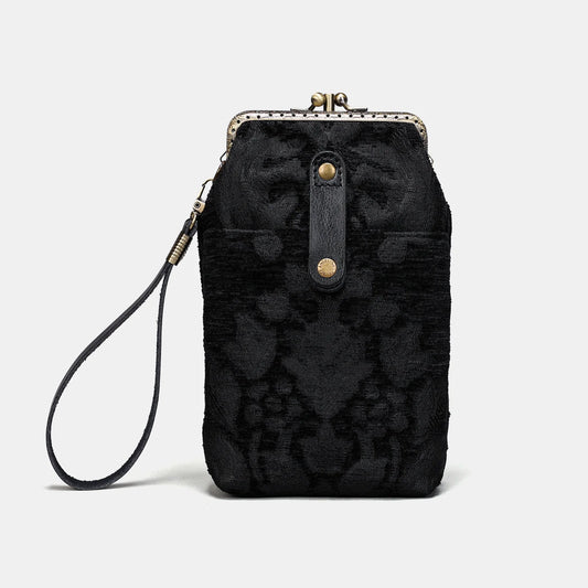 Victorian Blossom Black/Black Carpet Phone Case