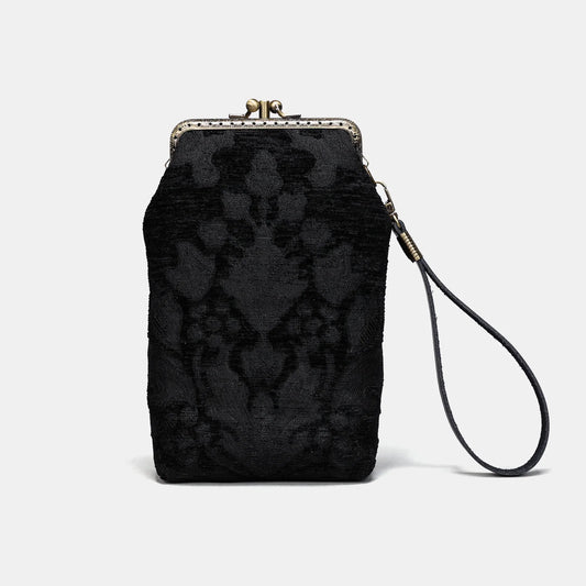 Victorian Blossom Black/Black Carpet Phone Case