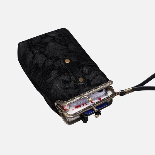 Victorian Blossom Black/Black Carpet Phone Case