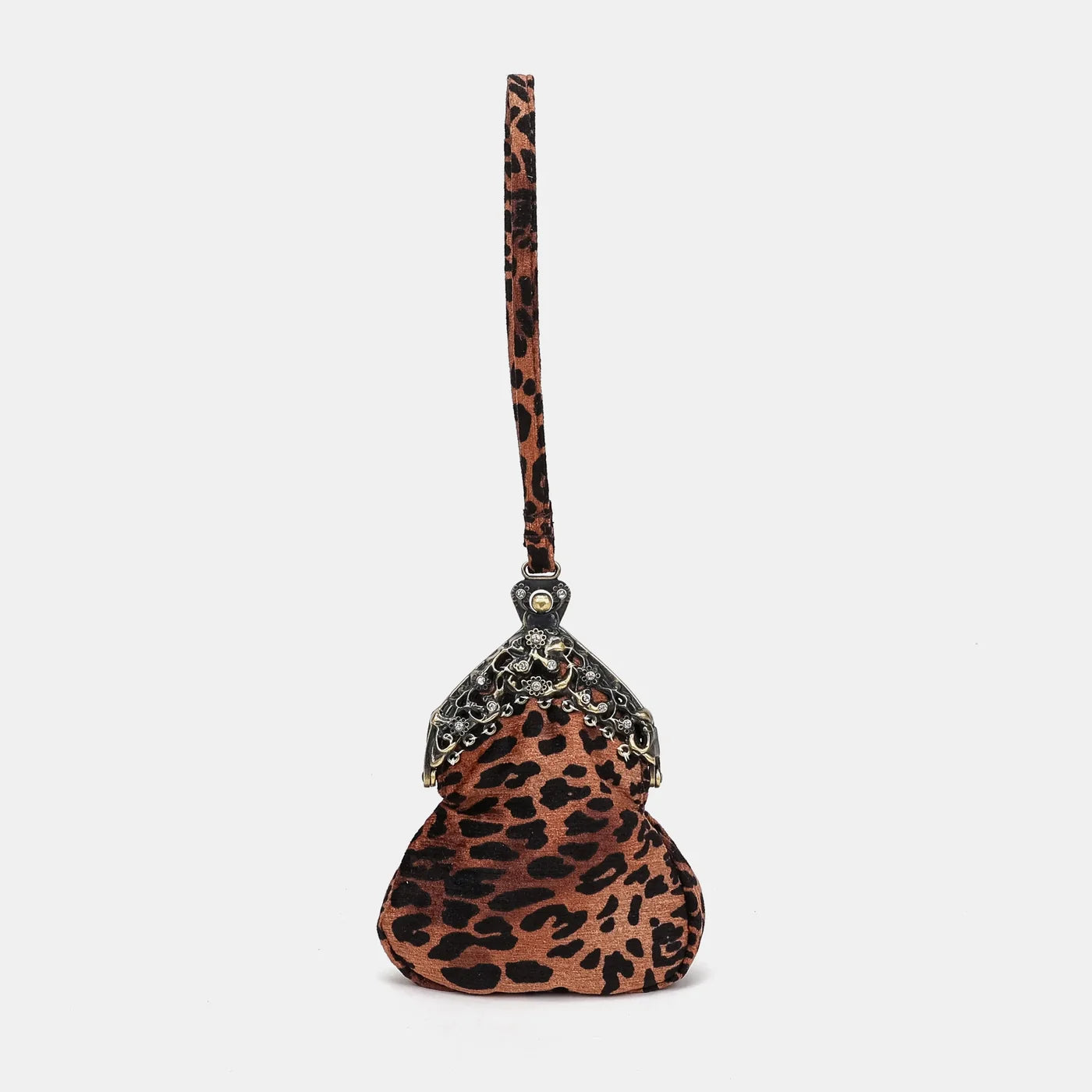 Leopard Classic Chatelaine Purse Wristlet Bag