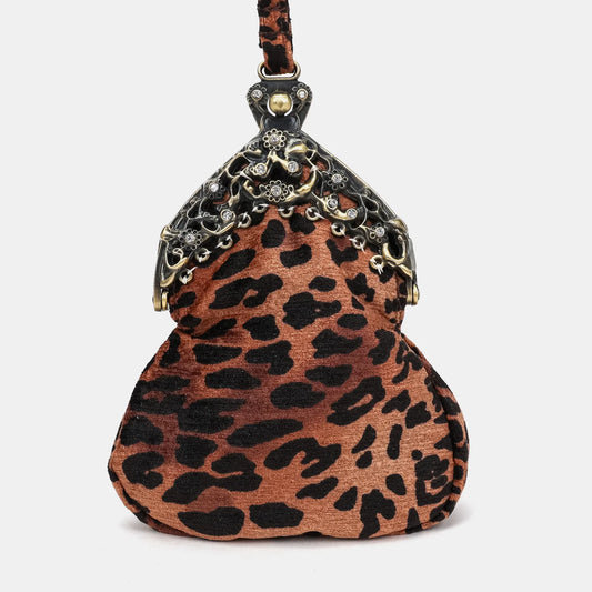 Leopard Classic Chatelaine Purse Wristlet Bag