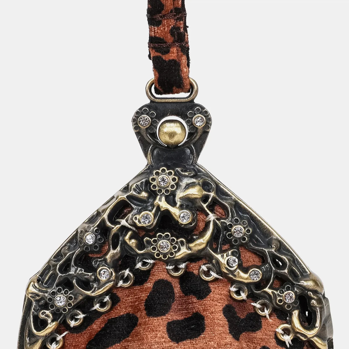 Leopard Classic Chatelaine Purse Wristlet Bag