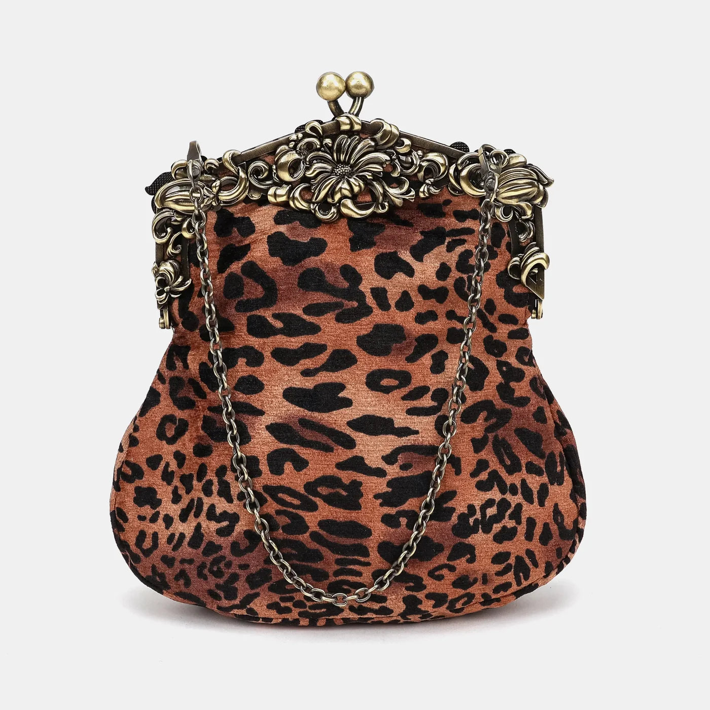 Leopard Classic Chatelaine Purse Large