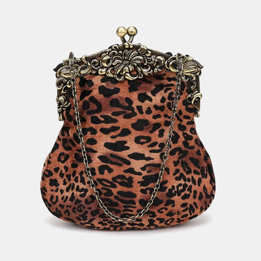 Leopard Classic Chatelaine Purse Large