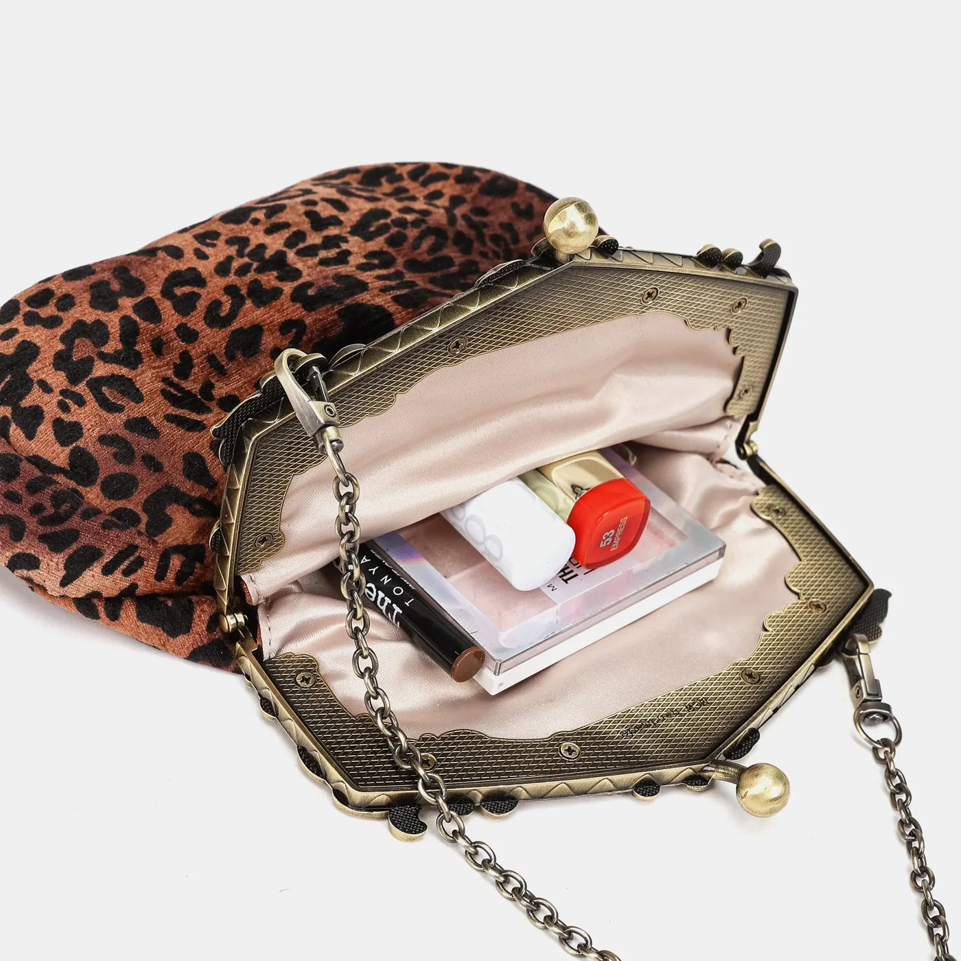 Leopard Classic Chatelaine Purse Large