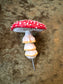 Amanita Mushroom Plant Stakes – Whimsical Glow-in-the-Dark Garden Decor