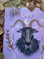 Black Phillip "Live Deliciously" 8.5x11 Art Print by Olivia Faust