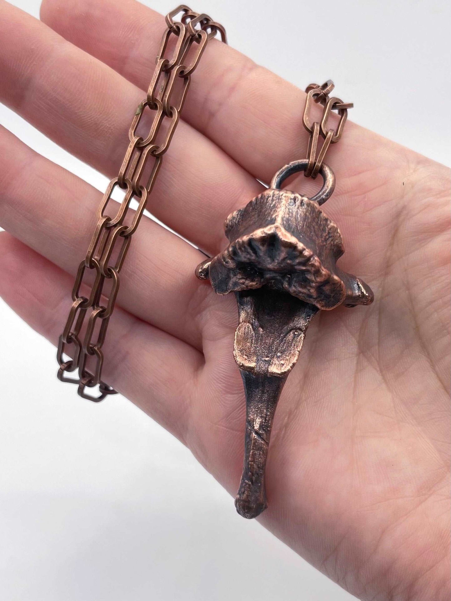 Ethically Sourced Bone and Copper Necklace by Inex Jewelry