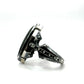 Citadel Ring With Talon Onyx in Sterling Silver