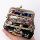 Eternal Elegance Black Double Kiss Clasp Coin Purse