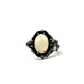 Opal Gargoyle Serpent Sanctum Ring In sterling silver