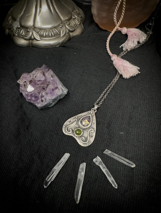 Strange Fascination Planchette Pendant by Uneven x Olivia Faust