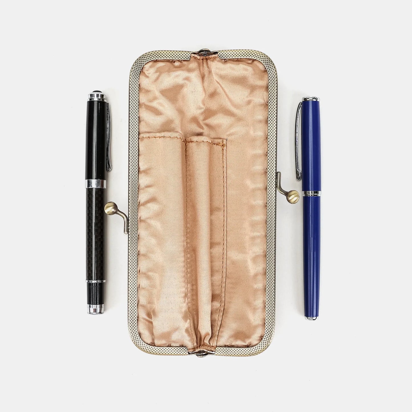 Floral Black Duo Pen Case