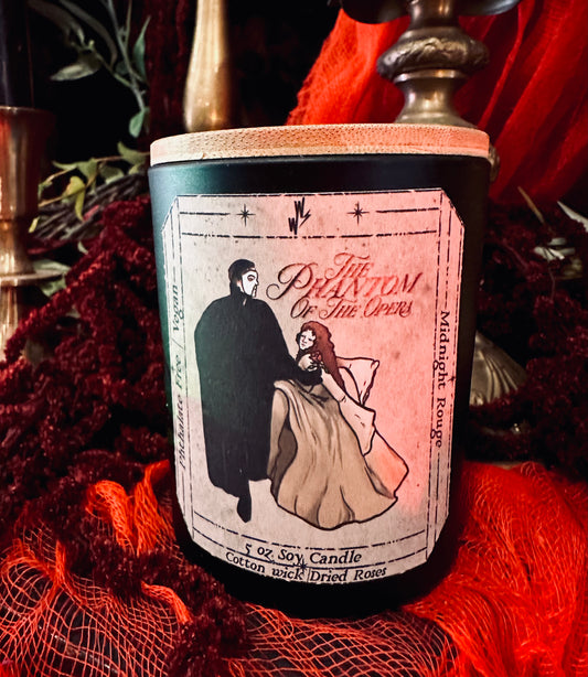 The Phantom of the Opera ~ Rumours ~ 5oz Soy Candle by Wonder Witch