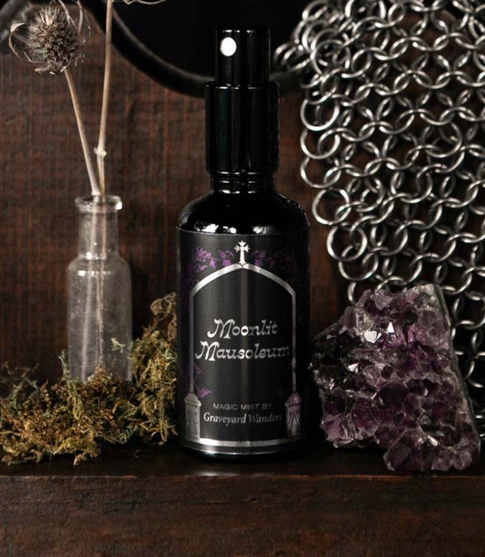 Moonlit Mausoleum ~ Perfume Mist (Moss & Sweet Grass) by Graveyard Wanders