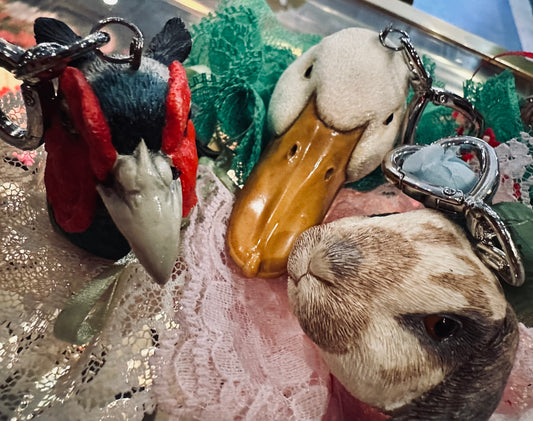 Animal Trinket Bag Charms by Dirty Pillows