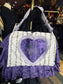 Lavender Fields Witch Tote by Dirty Pillows