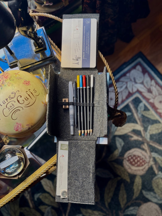 Travel Postcard Watercolor Pencil Set