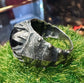 Wraith Block Onyx Ring In Sterling Silver by Julian the 2nd
