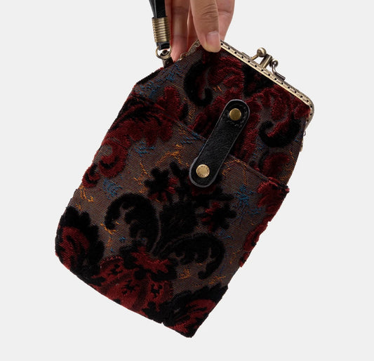 Burnout Velvet Revival Sephia Carpet Phone Case