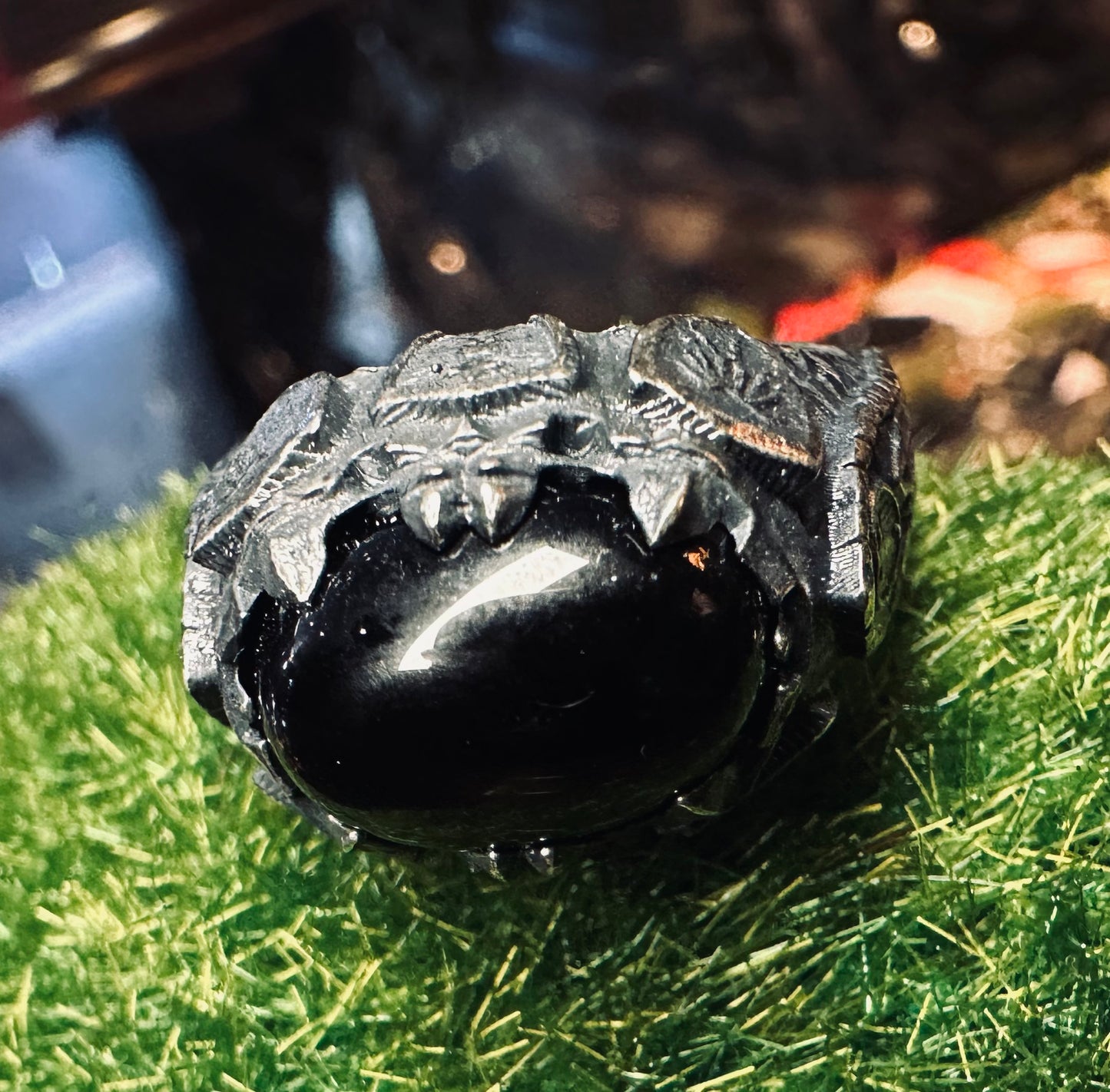 Crypt of Kings Onyx Ring In Sterling Silver by Julian the 2nd
