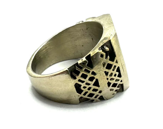 Signet Rings (Indus or Bharat) in White Bronze by Julian the 2nd