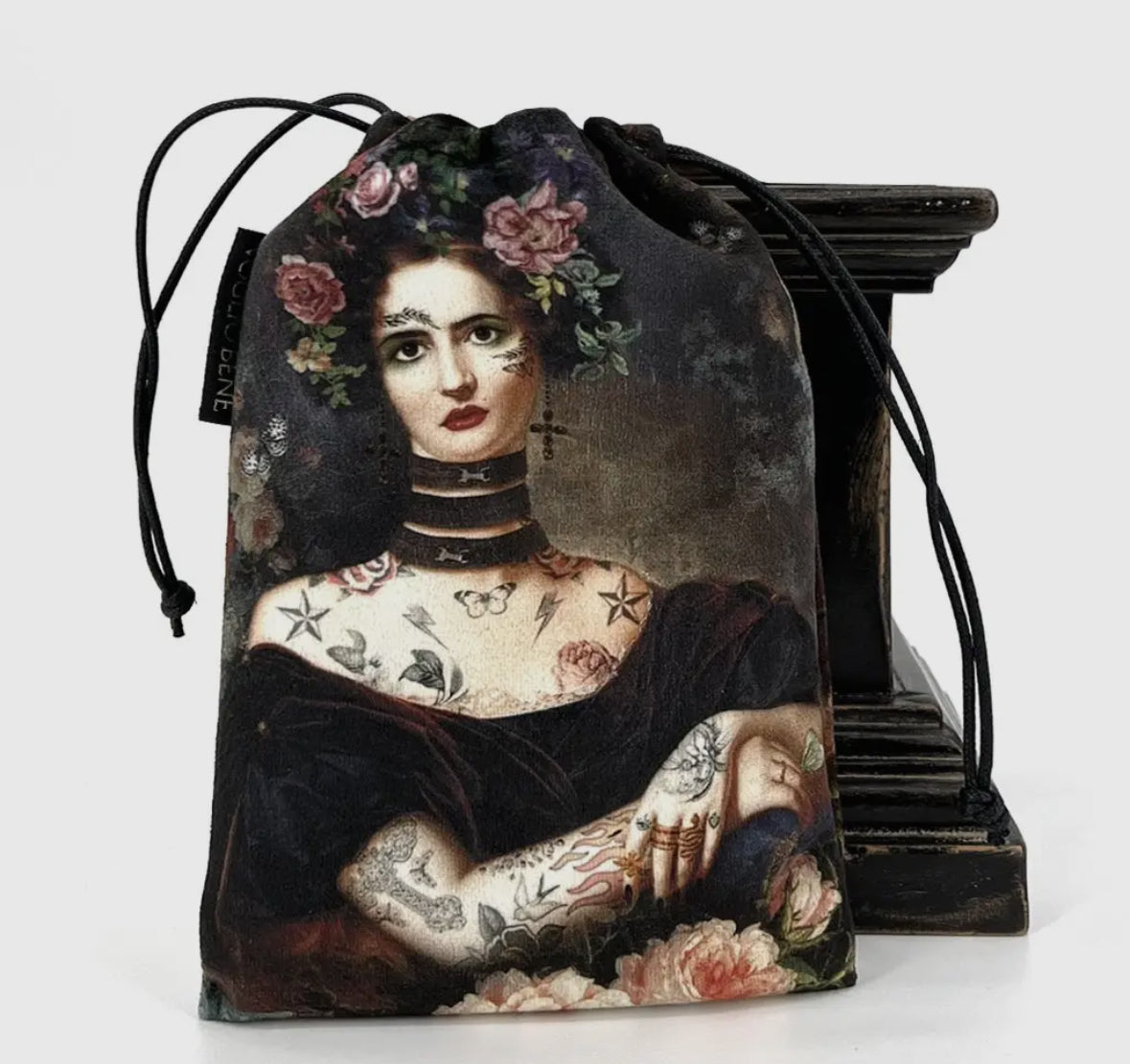 Loulou Tarot Drawstring Bag by Voglio Bene