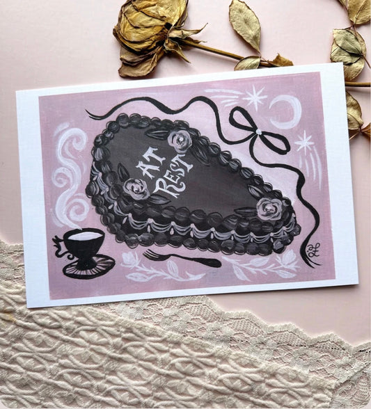 The Sweetest Death 9x6 Art Print by Olivia Faust
