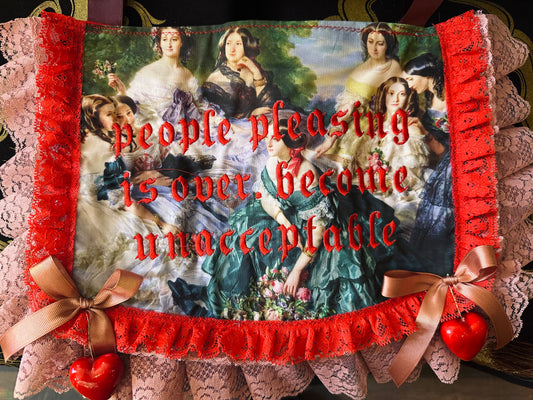 People Pleasing is Over Banner by Dirty Pillows