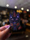 Clown black cat Sticker by Salem Artist Dana Glover