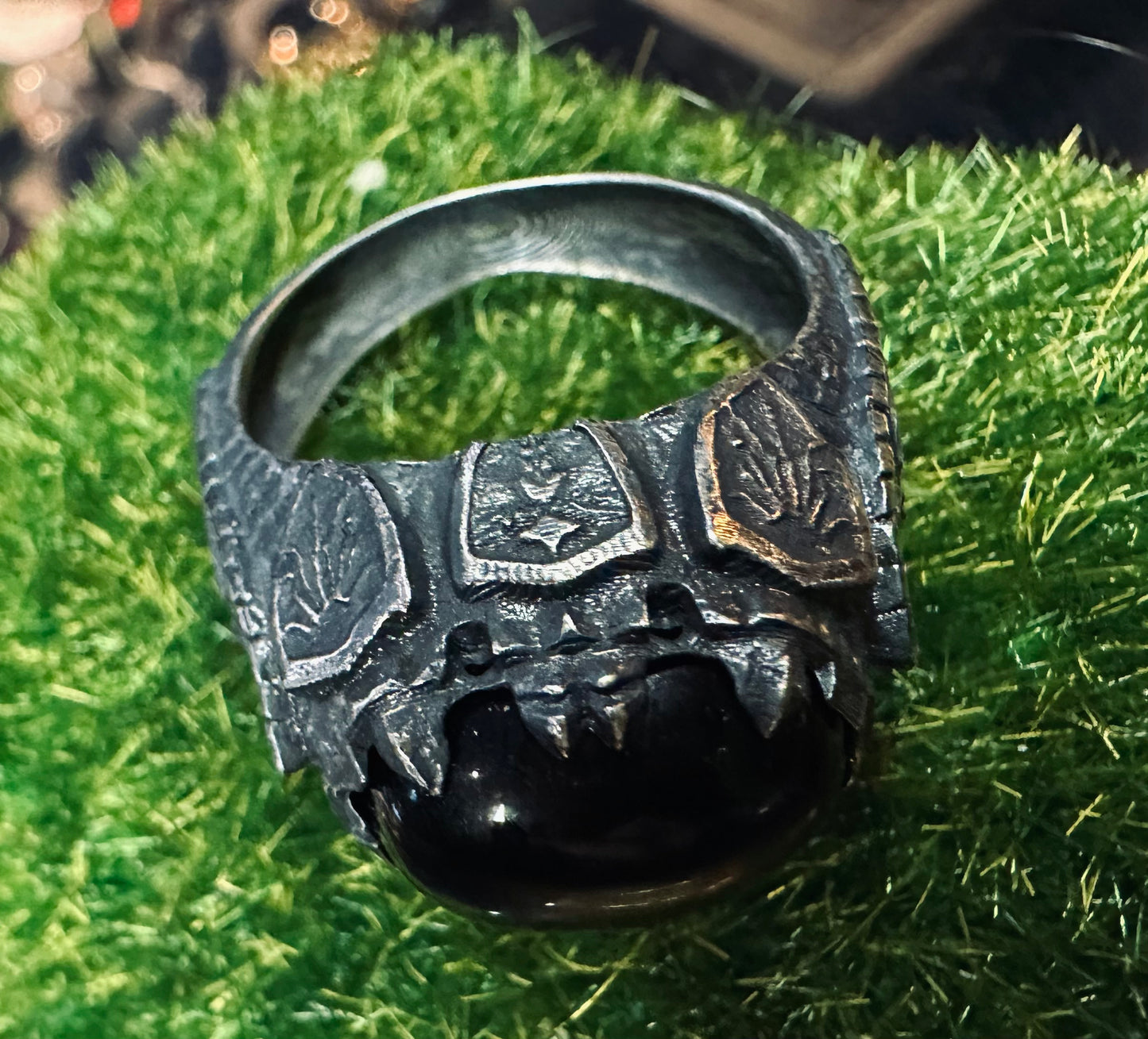 Crypt of Kings Onyx Ring In Sterling Silver by Julian the 2nd