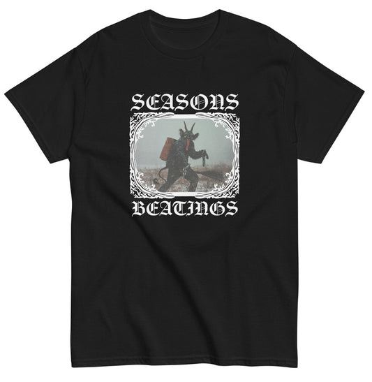 Seasons Beatings Krampus T-Shirt by Light Witch