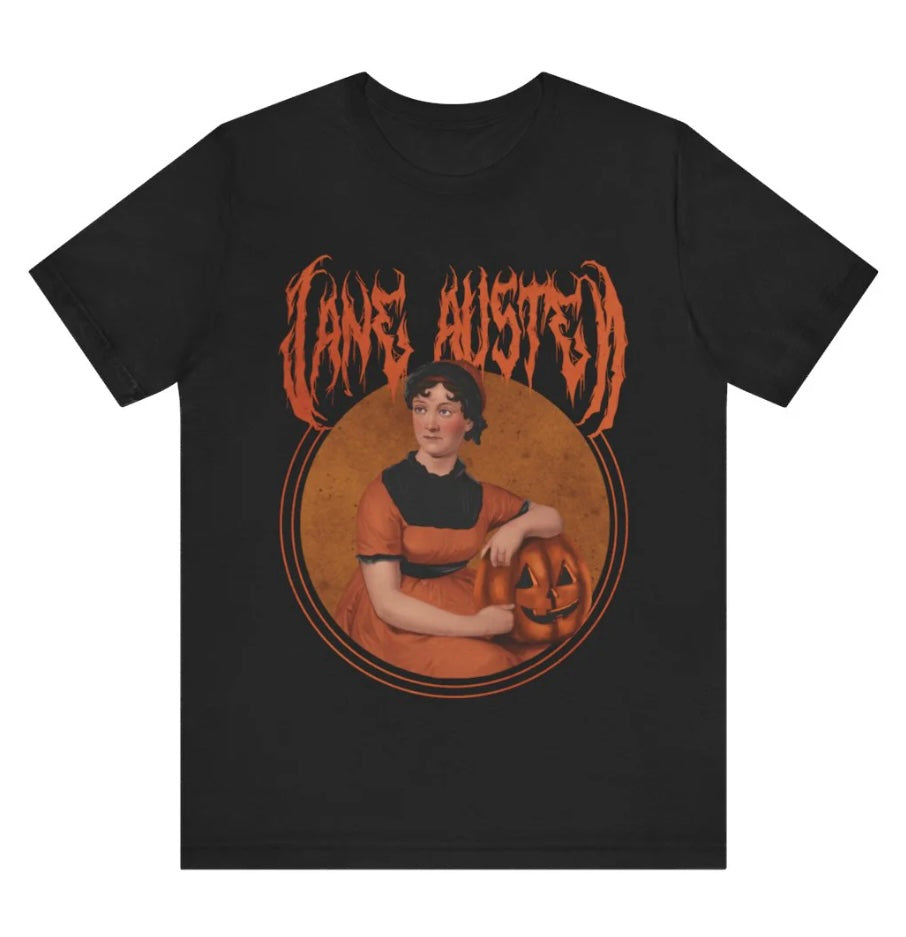 Jane Austen Band Tee (Halloween Edition)