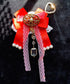 Handmade Gothic Heart Bag Charms by Dirty Pillows