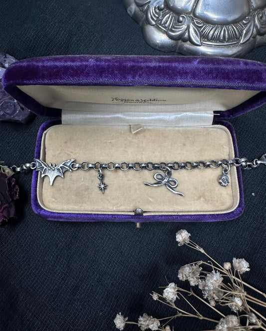 Macabre daydreams charm bracelet