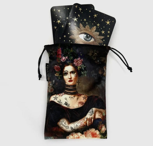 Loulou Tarot Drawstring Bag by Voglio Bene