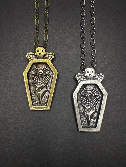 Memento Mori Coffin Necklace by Miyu Decay