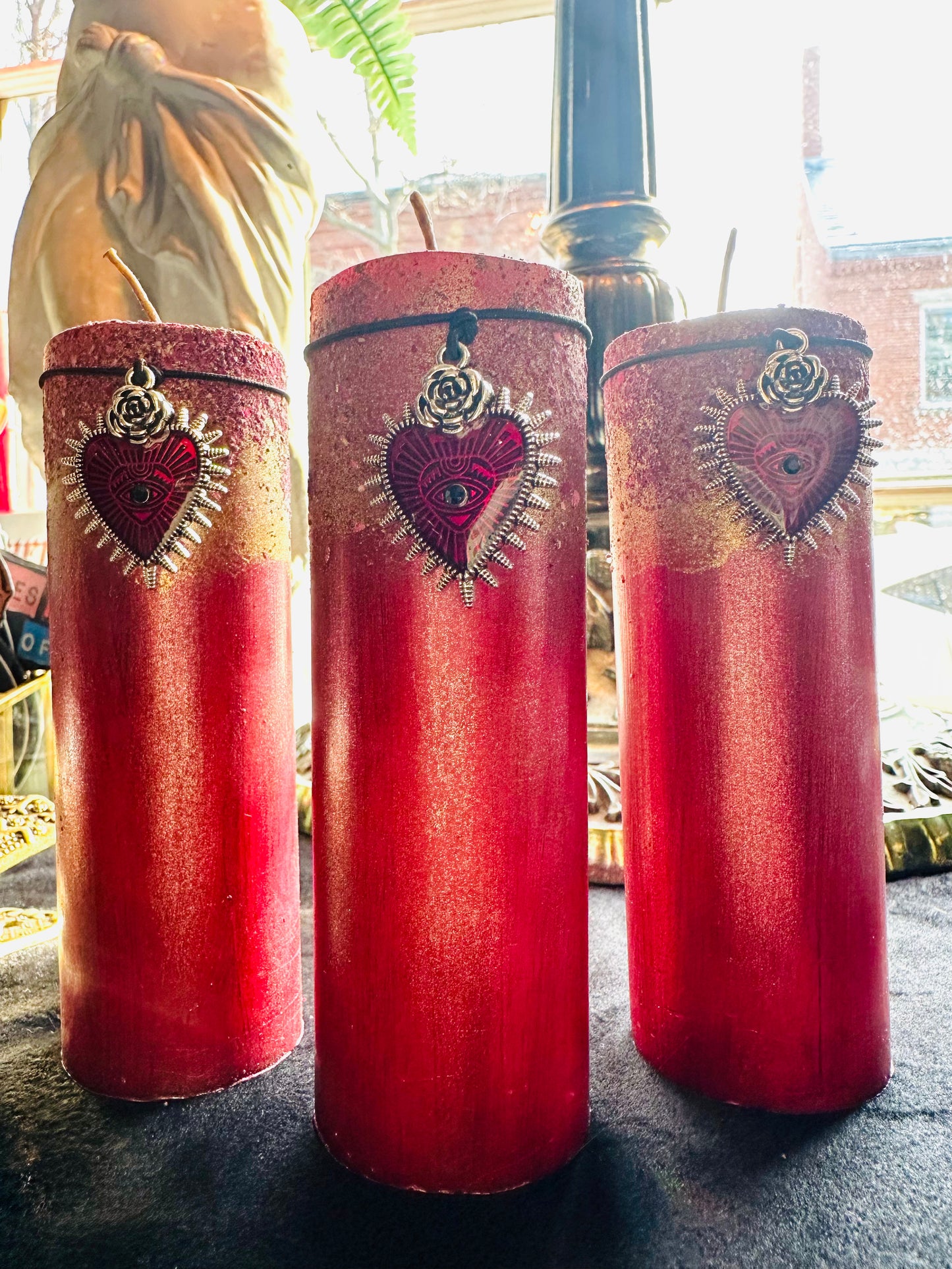 Sacred Heart Candle by Chthonic Star