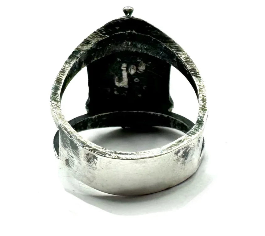 Midi Shadowblade Grimoire Rings in Sterling Silver or Bronze by Julian the 2nd