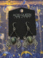 Winged Prophetess Earrings (Amber, Labradorite and Black Sheen Obsidian Available)