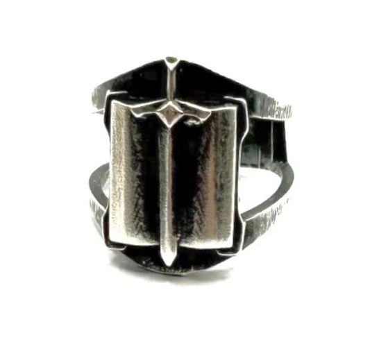 Midi Shadowblade Grimoire Rings in Sterling Silver or Bronze by Julian the 2nd