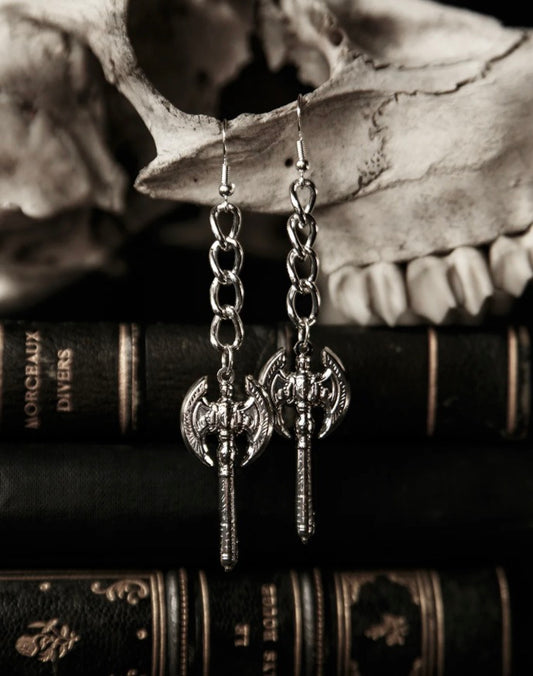 Berserker Axe Earrings by The Pretty Cult