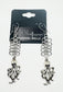 Mourning Maille Chain Earrings