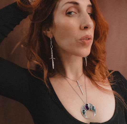 Ritual Dagger Necklace by Acid Queen