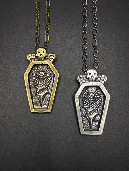 Memento Mori Coffin Necklace by Miyu Decay